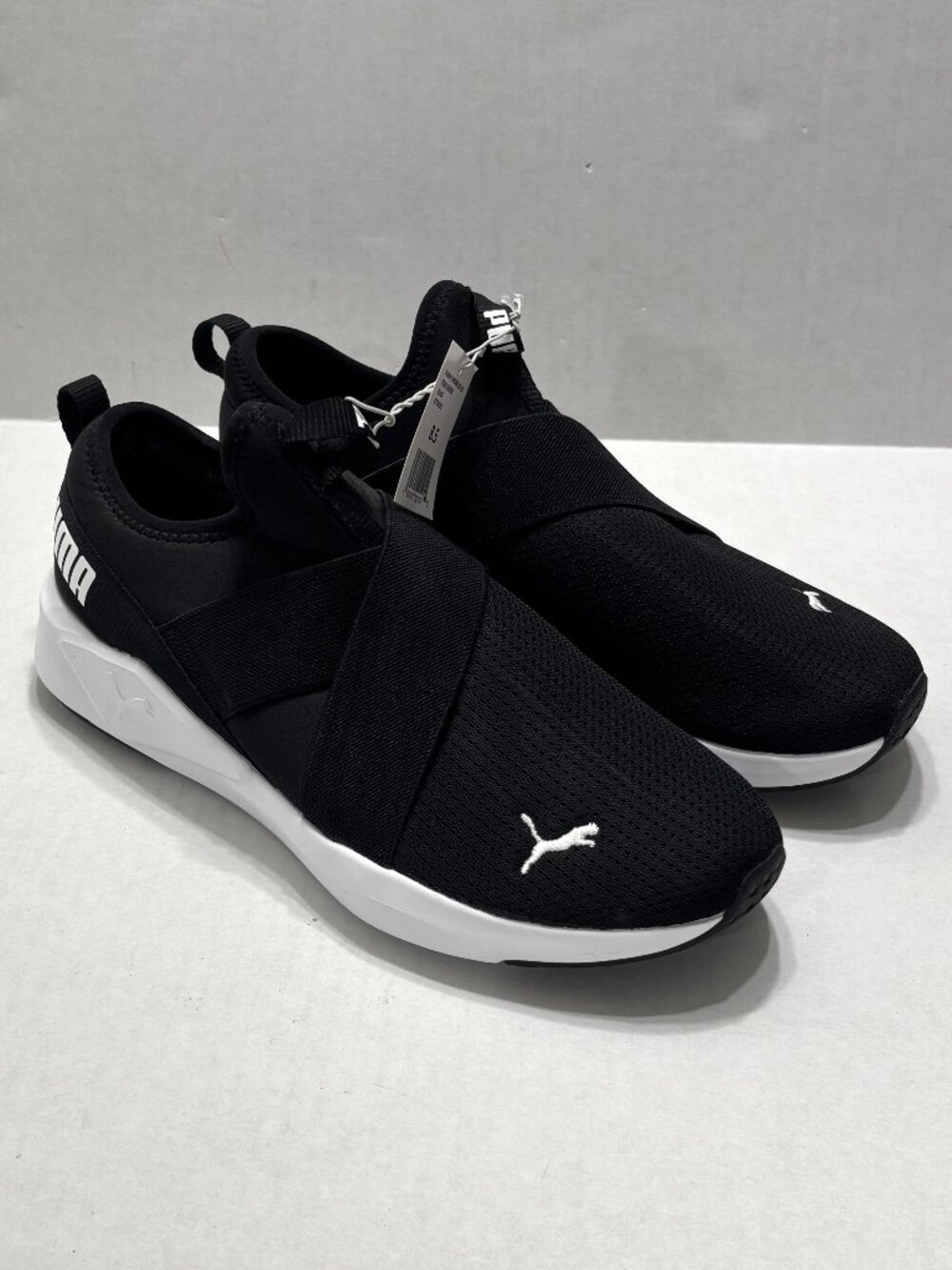NWT Puma Women's Black Chroma Slip-On Sneakers Size 8.5